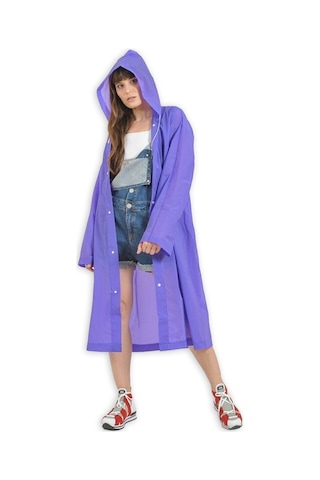 Kapüşonlu Ve Çıtçıtlı Eva Yağmurluk Unisex