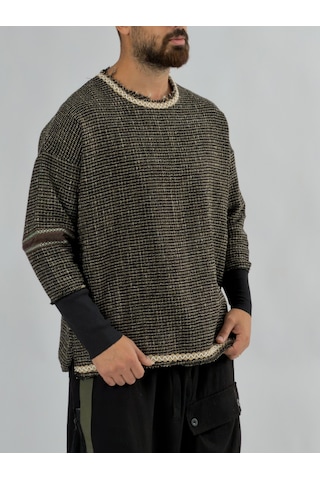 Cocopelli Kol Ribana Siyah Erkek Sweatshirt Coc3464