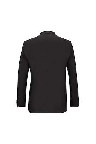 Hatemoğlu Siyah Slim Fit Çıkma Sivri Yaka Klasik Damatlık 2958716 Siyah