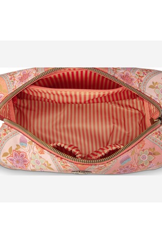 Turuncu Polyester Makyaj Çantası 21,5x10x10,5 Cm