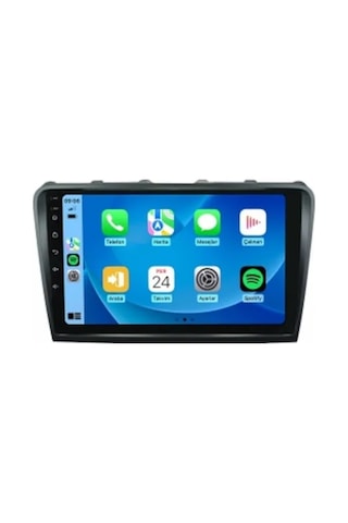 Skoda Super B 2009-2015 4gb Ram 32gb Hafıza 4 Çekirdek Carplay Kamera Android Multimedya 9"