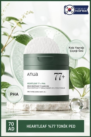 Heartleaf %77 Tonik Ped 70 Adet