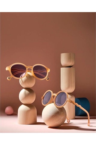 Olivio&co Classic Oval Junior Güneş Gözlüğü - Sand Beige Çok Renkli