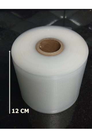 Rulo Tırtıklı Vakum Torbası Poşeti -12 CM X 15 MT