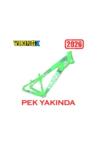 Vikingx Tuff X-25 Dirt Jump Aliminyum Kadro Yeşil Ys804