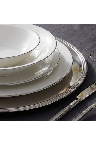 Jumbo Merlem 55 Parça 12 Kişilik Yemek Takımı Platin