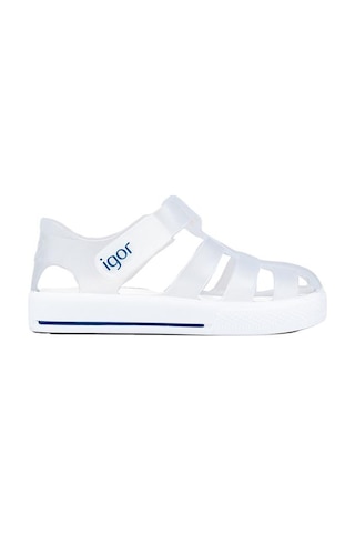 Igor İgor S10171-038 Star Unisex Çocuk Sandalet Beyaz 22-34 Beyaz