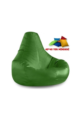 Armutland Kampanya ! 45*45 Yer Minderi Hediyeli Deri Armut Koltuk
