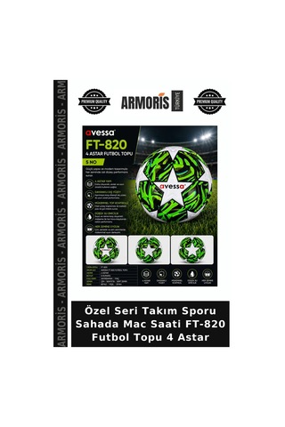 Özel Seri Takım Sporu Sahada Mac Saati Ft-820 Futbol Topu 4 Astar Çok Renkli
