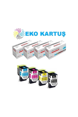 Lexmark Cs317-71b50y0 Sarı Uyumlu, Toner