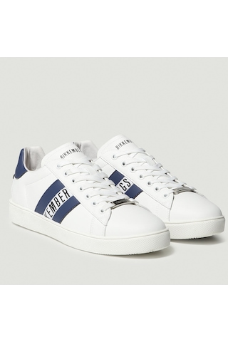 Bianco Sneaker Günlük Erkek 19134/cp C Bkku Bikkembergs 64039996 Scarpa Uomo Mıcrofıber Nero Bianco