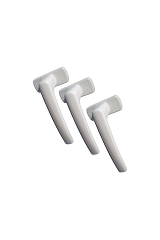 3 ADET BEYAZ PİMAPEN® Marka Pencere Kolu (ALUMINYUM)