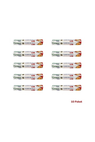 Green Cuki Alüminyum Folyo 30 CM x 10 M 10 Paket