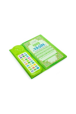 Çocuklar İçin Sure Dua Öğreten Cihaz Sesli Yasini Şerif Kitabı Yeşil