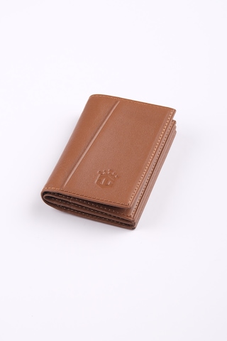 Ancora Leather Hakiki Deri Minimal Kartlık-26206 Taba