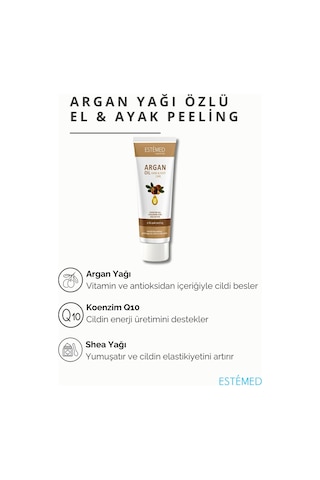 Argan Yağı El & Ayak Peeling & Argan Hand&foot Peelıng 50ml