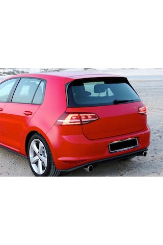Volkswagen Golf 2013+ Uyumlu Yedek Parça 7-7,5 Gti Cam Spoiler 4