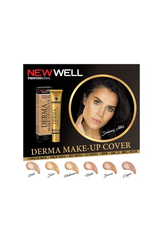 New Well Derma Make Up Cover Porselen Kapatıcı Fond.Nickel 30 ML