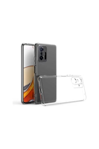 Xiaomi 11t Pro 5g Kılıf Kamera Korumalı Şeffaf Telefon Kılıfı Arka Kapak Col179662-şeffaf