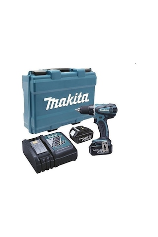 Makita DDF482RFE 18V 3.0 Ah Li-ion Çift Akülü Matkap Vidalama
