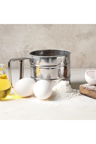 Pasulama İçin Paslanmaz Çelik Un Elek, Çift İnce Örgü Çelik