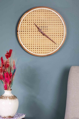 Istanbul Serisi Şile Hazeran Ahşap Duvar Saati Ahşap