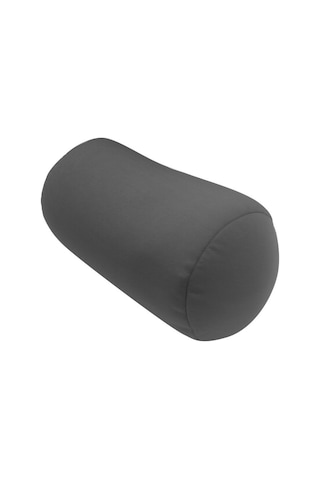 Cushie Yastıklar Mikro Boncuklu Silindir Yumuşak/esnek/son Derece Rahat Rulo Yastık Gri