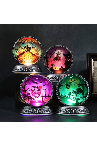 Cadılar Bayramı Dekoratif Aksesuarları Jack O'lantern Gece Lambası Diğer