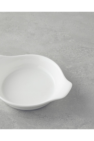 English Home Elise Porselen Sahan Fırın Kabı 15 Cm Beyaz Beyaz