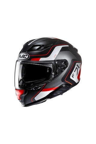 HJC F71 Arcan MC1SF Kapalı Motosiklet Kaskı Siyah - Beyaz - Kırmızı
