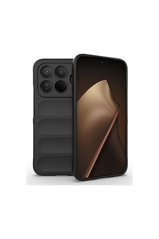 Thegencoo 15t Pro Kılıf Esnek Tpu Oyuklu Arka Yüzey Tasarımlı Tgco Etnik Silikon Kapak - Lacivert
