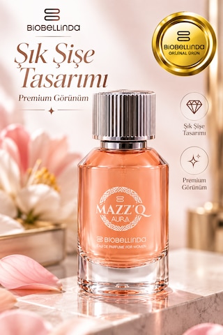 Mazz O Aura Kadın Parfümü Eau De Parfum Kalıcı Ve Şık Koku 50 Ml Aromatik