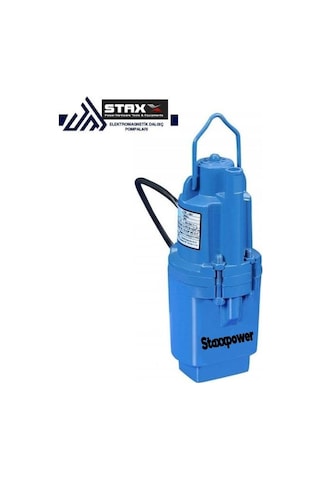 Staxx Pro Titreşimli Dalgıç Su Pompası Dalgıç Motoru 1 2'' 35Mt