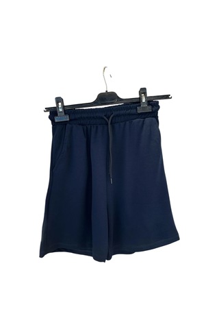 9008 Düz Tişört Şort Takım Lacivert