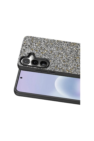Cosmotex Onegif Samsung Galaxy A57 5g Bright Simli Kapak - Gold
