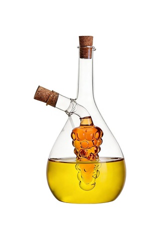 Mutfak Kutusu Tools Sirke Ve Yağ Şişesi, Biberlik Grape Cluster Çok Renkli