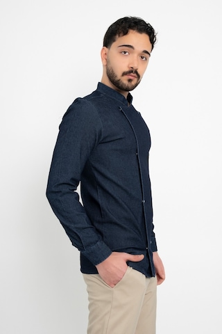 Şeffaf Düğmeli Kot Denim Aşçı Şef Ceket Aşçı Uniforma Chef Ceket Personel Kıyafeti