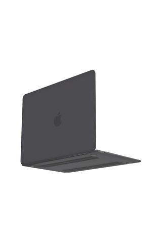 Newface Apple MacBook Uyumlu Pro 13 2021 Apple MacBook Uyumlu Buzlu Kapak - Füme