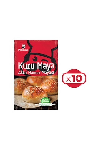 Pakmaya Kuru Maya 100 Gr X 10 Adet
