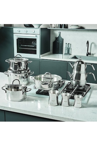 Hisar 14 Parça Mini Çeyiz Seti Inox