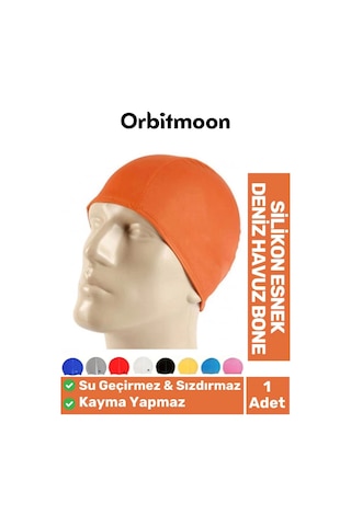 Yeni Seri Kaymaz Su Geçirmez Sızdırmaz Silikon Yüzücü Elastik Yüzme Şapkası Havuz Deniz Bonesi Çok Renkli