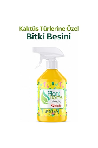 Kaktüs ve Sukulent Bitki Besini Sprey Kök ve Gelişim Desteği 500 ml