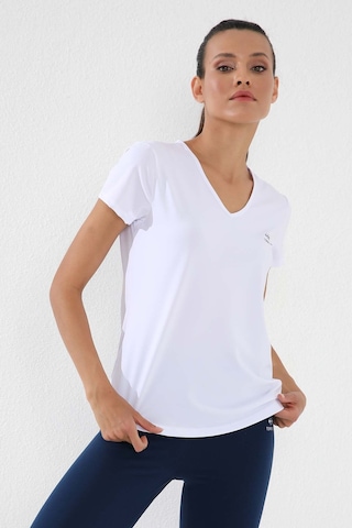 Standart Kalıp Basic V Yaka 2li Paket Siyah-beyaz Kadın T-shirt - 97145 Siyah - Beyaz