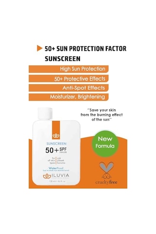 Leke Karşıtı Cilt Tonu Eşitleyici Yüksek Korumalı Yüz Ve Vücut Güneş Kremi 50 Spf 130 Ml 4.6 Fl. Oz