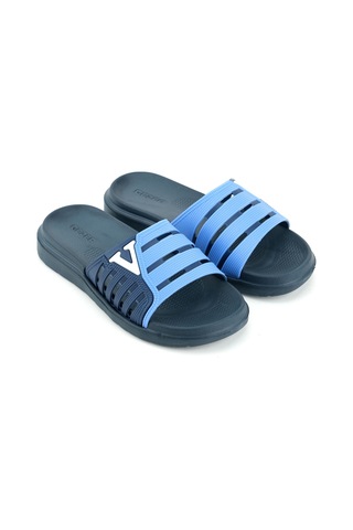 Gezer Erkek Yazlık Eva Islak Zemine Uygun Günlük Ev Bahçe Havuz Banyo Terlik Lacivert-mavi Lacivert - Mavi