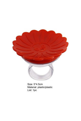 Ulzyvf Lebihmurah 4995 Kuş Halkası Besleyici Çevre Dostu Yaratıcı Tasarım Sinek Kuşu El Besleyici, Küçük Boy