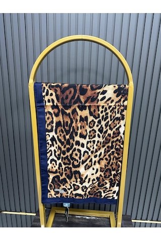 Bonjela Soft Pamuklu Şal Leopar Desen Lbs1002-33728 Çok Renkli
