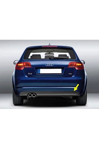 Audi A3 2009-2013 Uyumlu Arka Tampon Çeki Demiri Kapağı