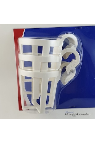 Plastik Bardaklık  Beyaz 3'Lü Paket.