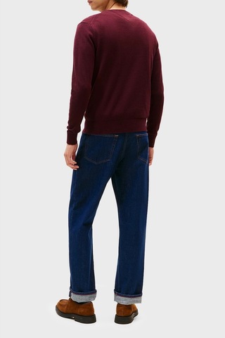 Tommy Hilfiger Pıma Org Ctn Cashmere Crew Neck Erkek Kırmızı Kazak - Mw0mw28046